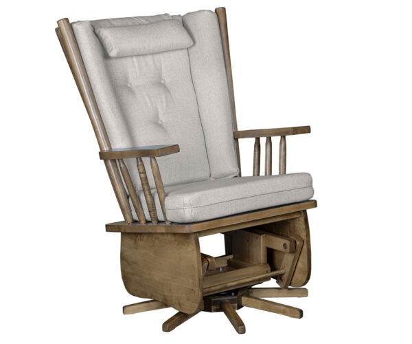 Smooth 4 Post Swivel Glider