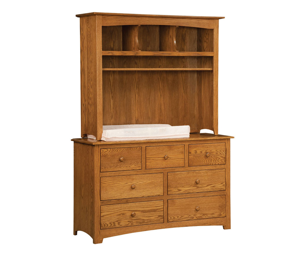 Monterey Dresser With Hutch Top