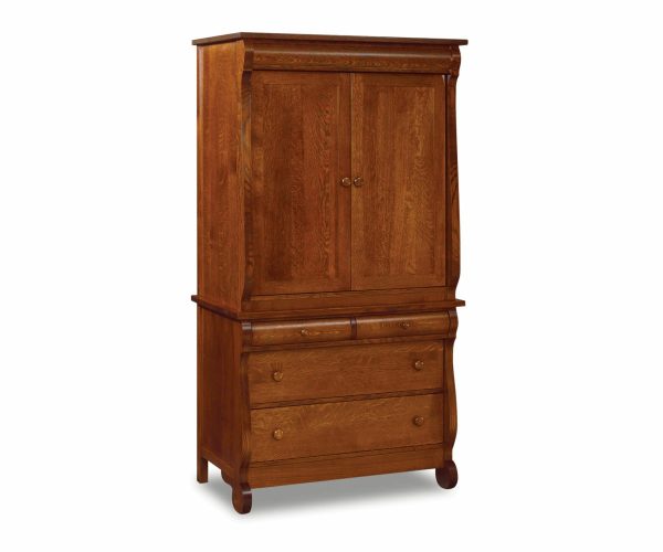 Old Classic Sleigh Armoire