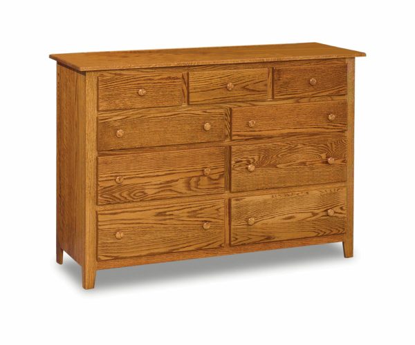 Shaker 9 Drawer Dresser - 59"W