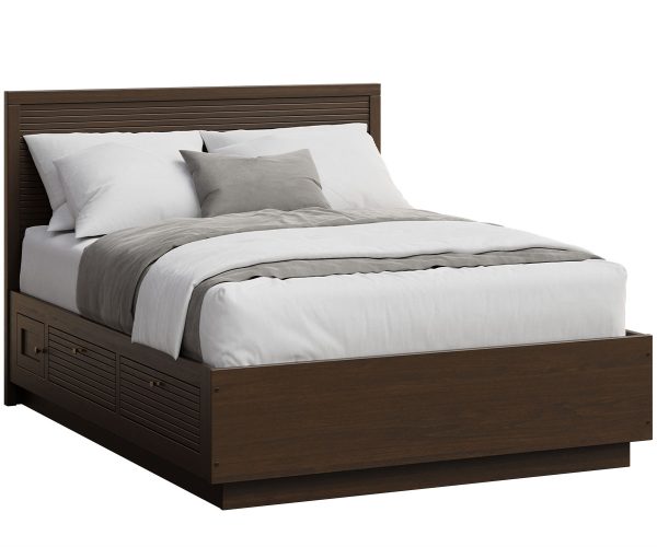 Bradenton Queen Bed with Drawer Units