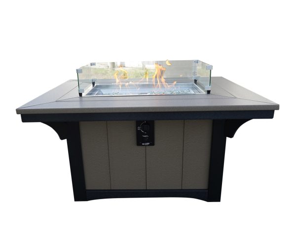 Boulder Creek Firepit With Poly Sides