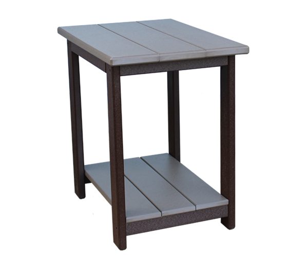 Two Tier Rectangle End Table