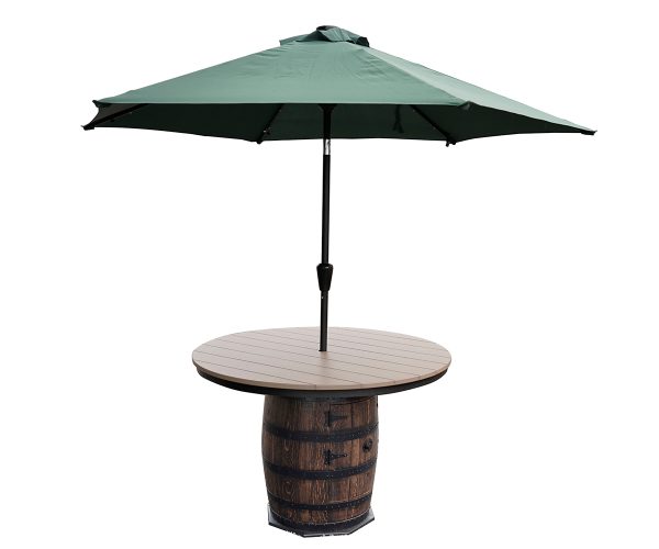 Whiskey Barrel Table
