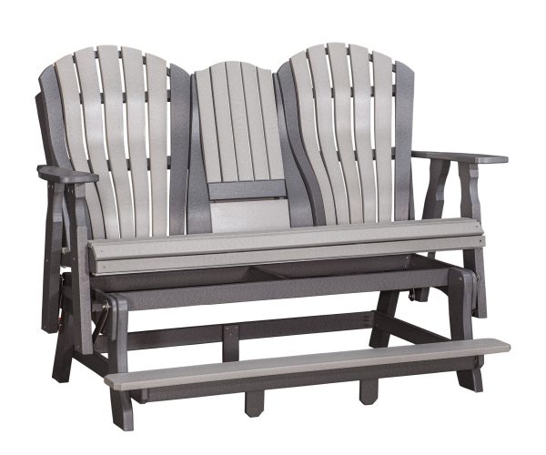 5’ Bentback Counter Height Glider With Console