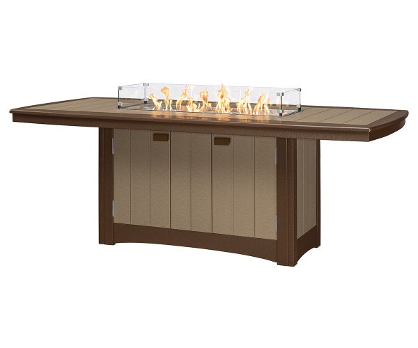 Table With 12 x 42 Fireplace Insert