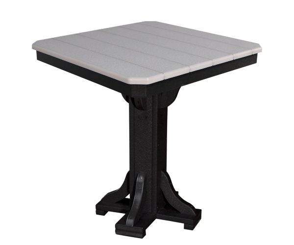 32" Square Table With Square Base