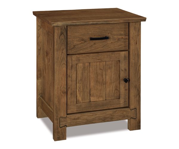 Dovetail 1 Drawer 1 Door Nightstand